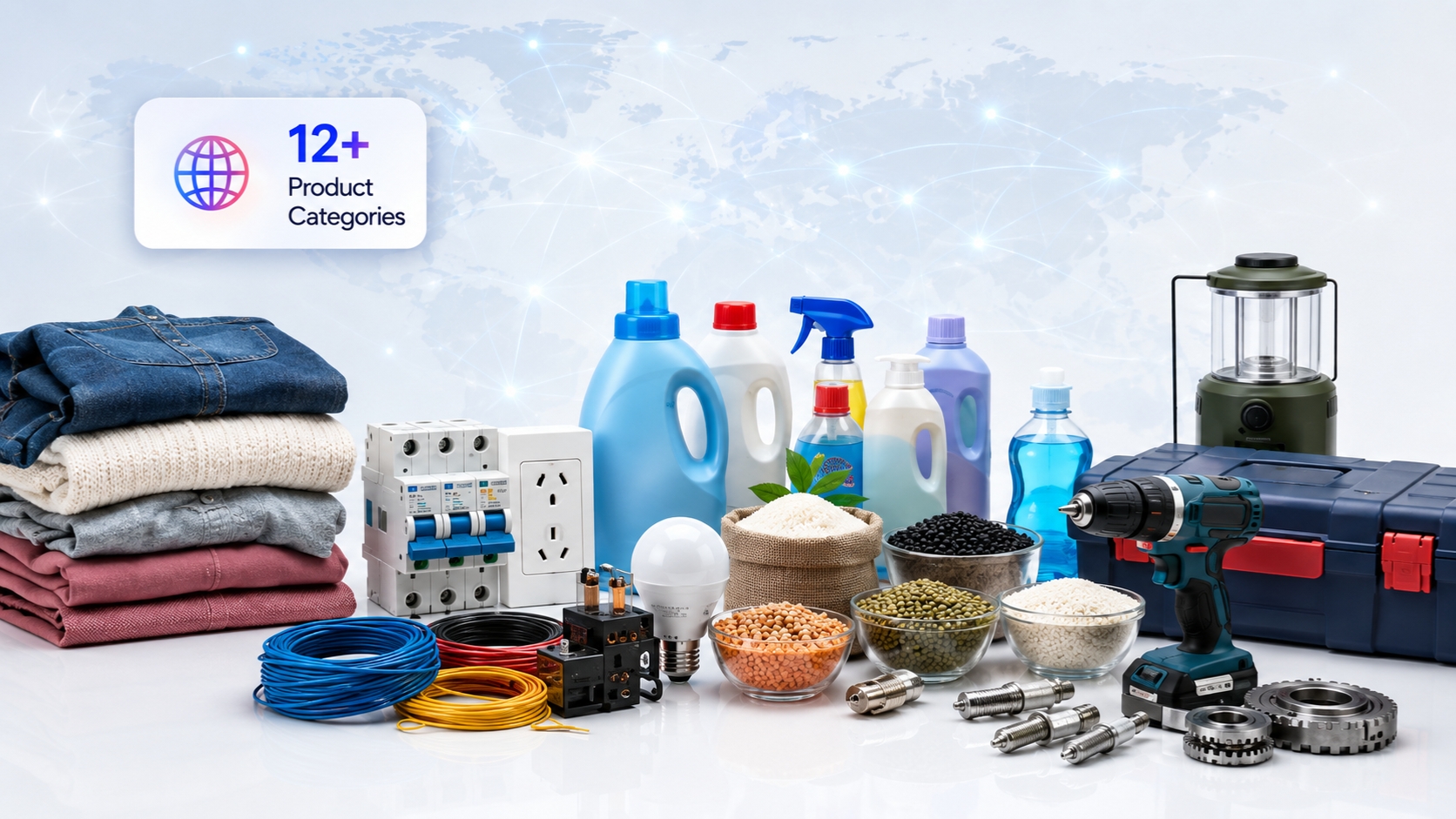 Aspira Trading product categories and supply capabilities